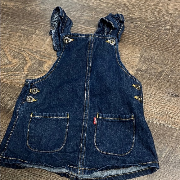 Levi’s Baby girl denim jumper dress - Picture 1 of 1